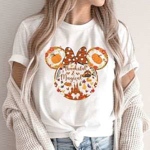 Thankful And Magical Disney Thanksgiving T Shirt